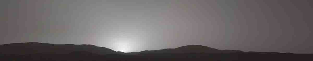 Закат на Марсе фото